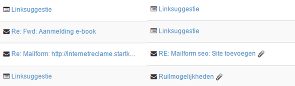 Linkbuilding mailing
